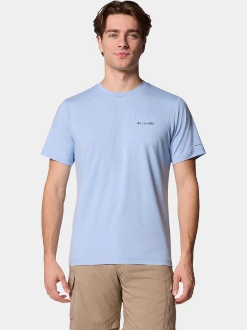 Columbia Tech Trail Crew Neck II férfi rövid ujjú sport póló kék színben 2