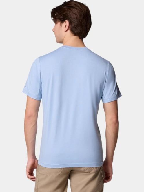 Columbia Tech Trail Crew Neck II férfi rövid ujjú sport póló kék színben 4