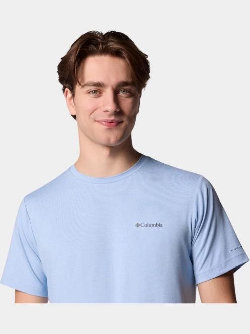 Columbia Tech Trail Crew Neck II férfi rövid ujjú sport póló kék színben 6