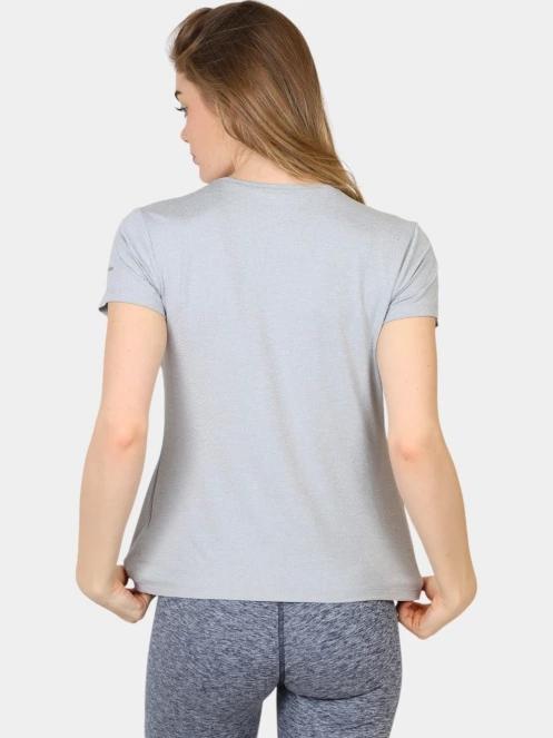Columbia Sloan Ridge Graphic Short Sleeve Tee női rövid ujjú póló szürke színben 4