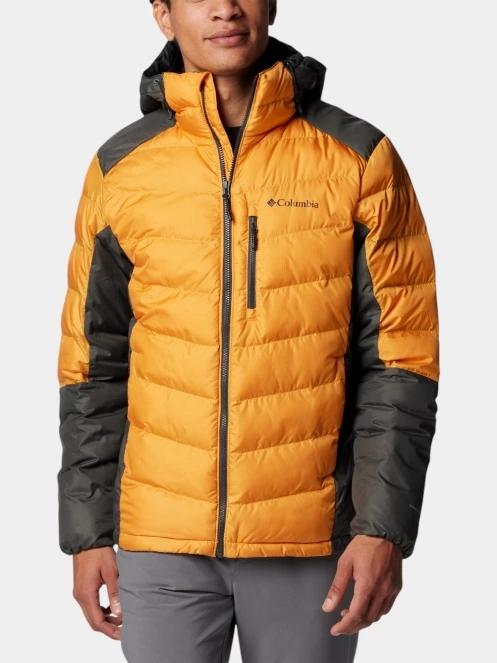 Columbia Labyrinth Loop II Hooded Jacket férfi átmeneti kabát sárga színben 2