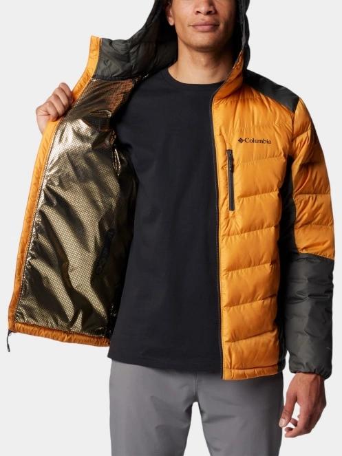 Columbia Labyrinth Loop II Hooded Jacket férfi átmeneti kabát sárga színben 5