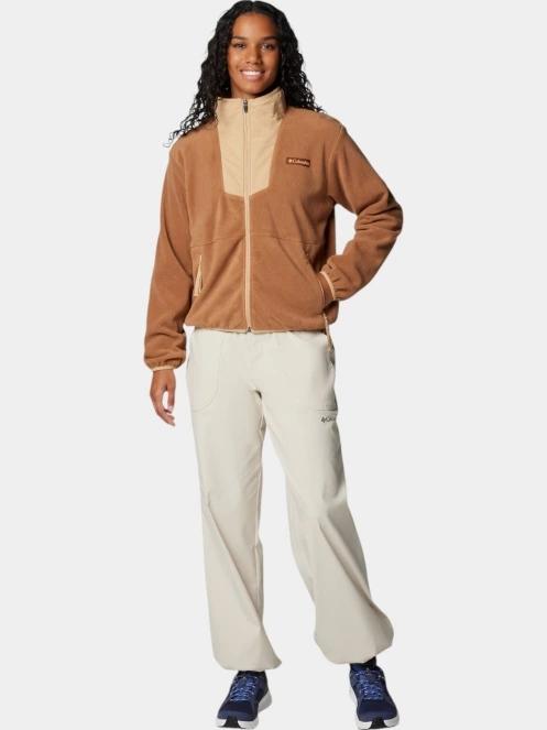 Columbia Sequoia Grove Full Zip Fleece női polár pulóver barna színben 4