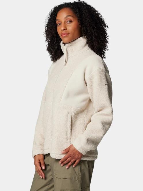 Columbia Panorama Full Zip II női polár pulóver homok színben 3