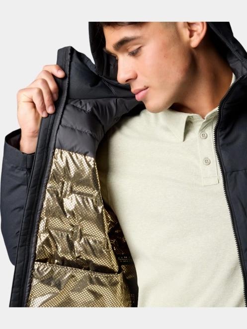Columbia Grand Trek III Down Hooded Jacket férfi pehelykabát fekete színben 7