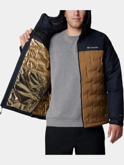 Columbia Grand Trek III Down Hooded Jacket férfi pehelykabát barna színben 5