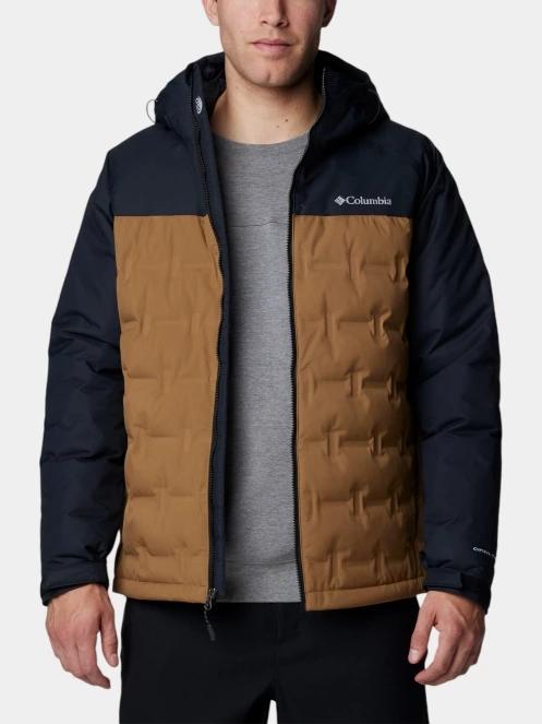 Columbia Grand Trek III Down Hooded Jacket férfi pehelykabát barna színben 6