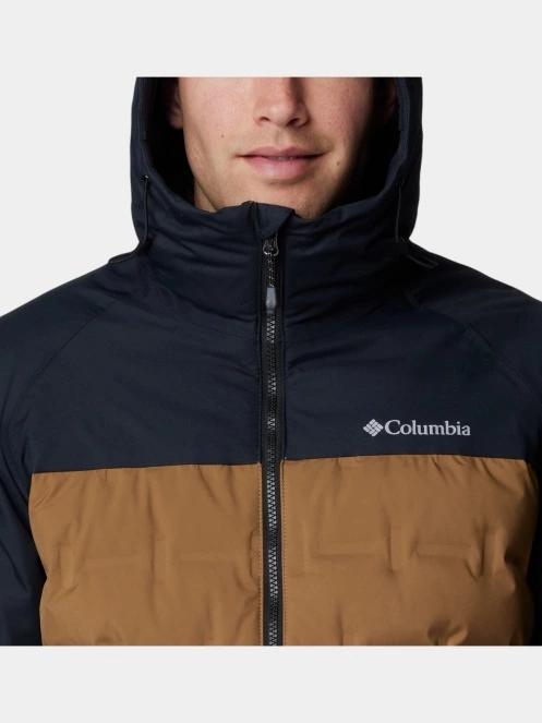 Columbia Grand Trek III Down Hooded Jacket férfi pehelykabát barna színben 8