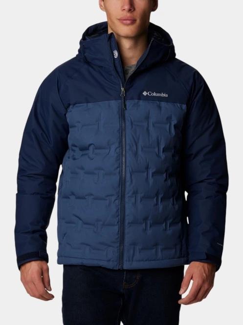 Columbia Grand Trek III Down Hooded Jacket férfi pehelykabát kék színben 2