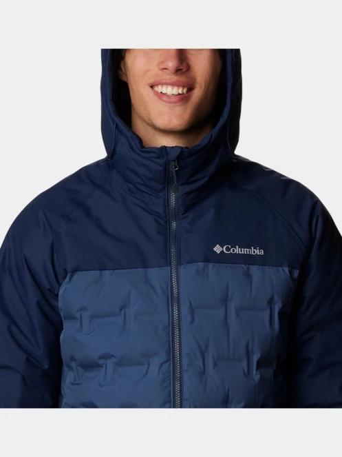 Columbia Grand Trek III Down Hooded Jacket férfi pehelykabát kék színben 6