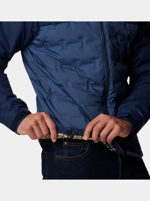 Columbia Grand Trek III Down Hooded Jacket férfi pehelykabát kék színben 8