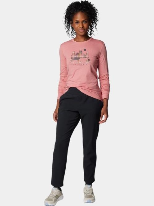 Columbia All Seasons Pull-On Pant női túranadrág fekete színben 7
