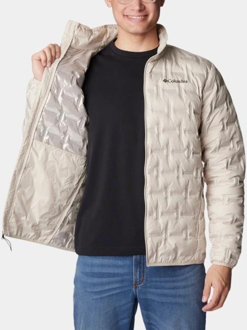 Columbia Delta Ridge II Down Jacket férfi pehelykabát homok színben 6