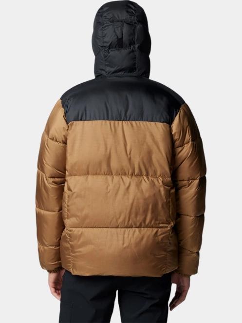 Columbia Puffect II Hooded Jacket férfi télikabát barna színben 4