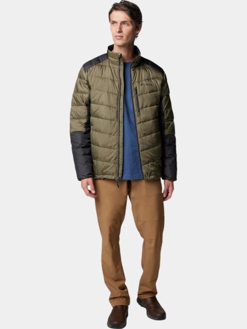 Columbia Labyrinth Loop II Jacket férfi átmeneti kabát zöld színben 5