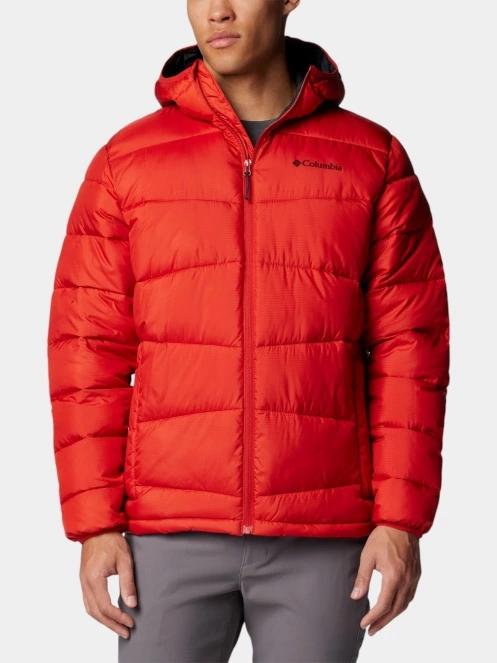 Columbia FIVemile Butte II Hooded Jacket férfi télikabát piros színben 2