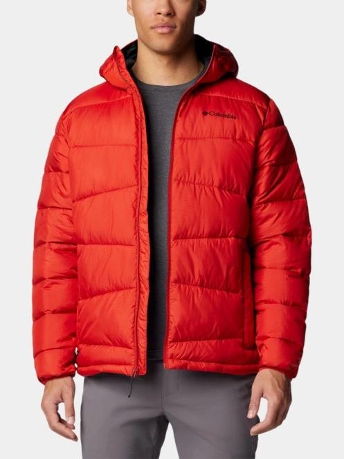 Columbia FIVemile Butte II Hooded Jacket férfi télikabát piros színben 5