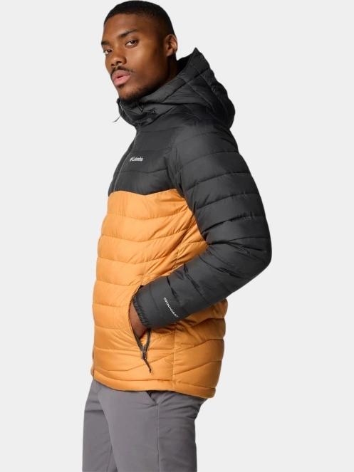 Columbia Powder Lite II Hooded Jacket férfi steppelt átmeneti kabát fekete színben 3