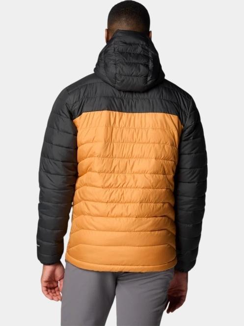 Columbia Powder Lite II Hooded Jacket férfi steppelt átmeneti kabát fekete színben 4