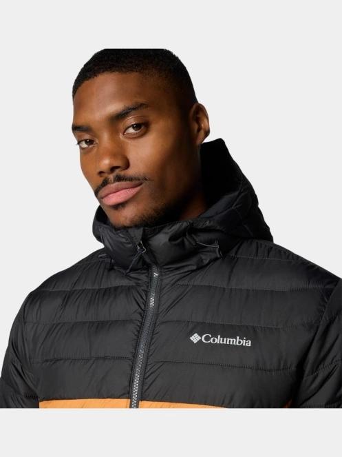 Columbia Powder Lite II Hooded Jacket férfi steppelt átmeneti kabát fekete színben 6