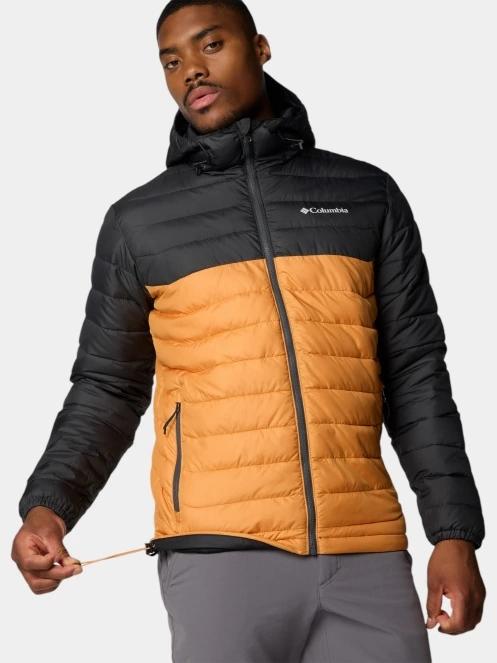 Columbia Powder Lite II Hooded Jacket férfi steppelt átmeneti kabát fekete színben 7