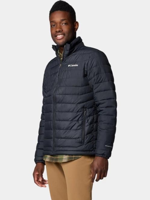 Columbia Powder Lite II Jacket férfi átmeneti kabát fekete színben 3