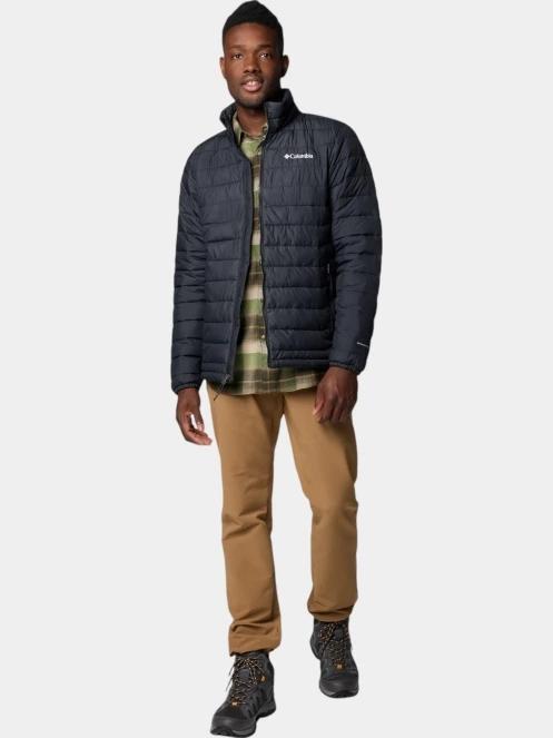 Columbia Powder Lite II Jacket férfi átmeneti kabát fekete színben 5