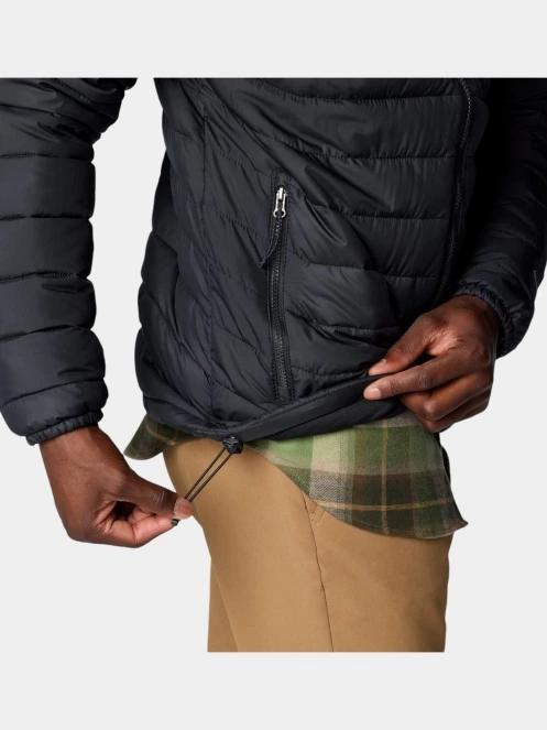 Columbia Powder Lite II Jacket férfi átmeneti kabát fekete színben 7
