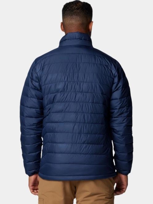 Columbia Powder Lite II Jacket férfi steppelt átmeneti kabát kék színben 4