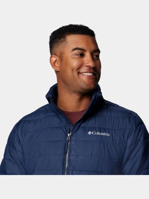 Columbia Powder Lite II Jacket férfi steppelt átmeneti kabát kék színben 7