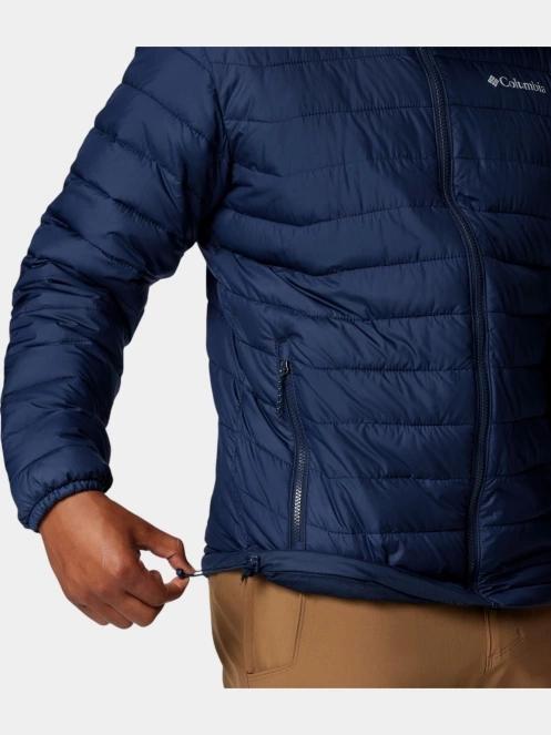 Columbia Powder Lite II Jacket férfi steppelt átmeneti kabát kék színben 9
