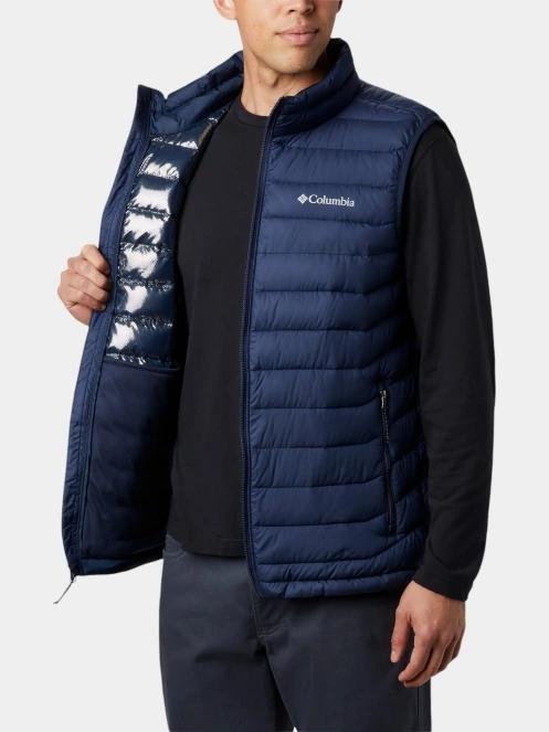 Columbia Powder Lite II Vest férfi mellény kék színben 5