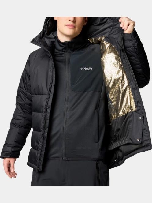Columbia Roaring Fork II Down Jacket férfi steppelt síkabát fekete színben 7