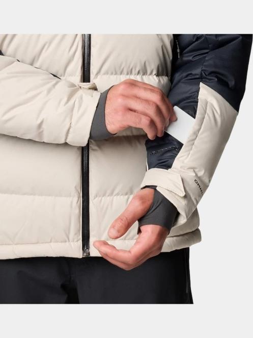 Columbia Roaring Fork II Down Jacket férfi steppelt síkabát homok színben 8