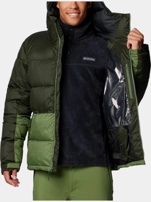 Columbia Slope Style Jacket férfi steppelt síkabát zöld színben 5