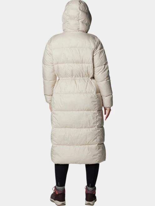 Columbia Puffect II Long Jacket női télikabát homok színben 4