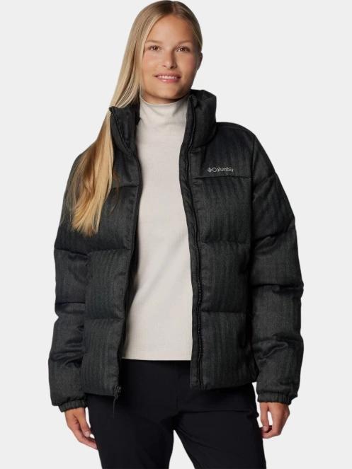 Columbia Puffect Herringbone Jacket női télikabát fekete színben 7