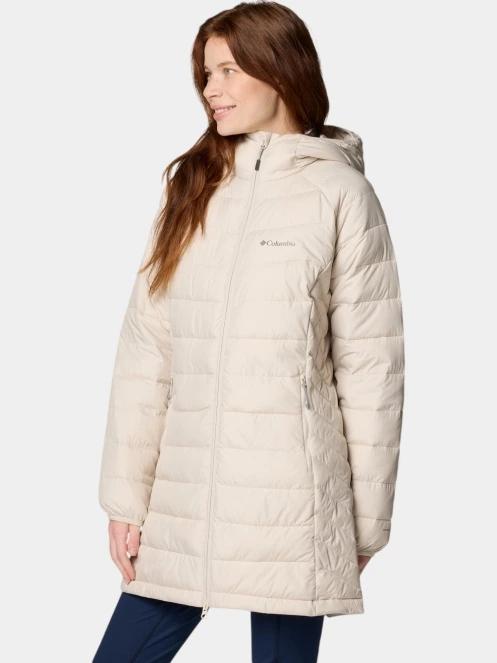 Columbia Powder Lite II Mid Jacket női steppelt átmeneti kabát homok színben 3