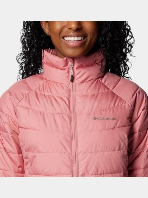 Columbia Powder Lite II Full Zip Jacket női átmeneti kabát rózsaszín színben 7