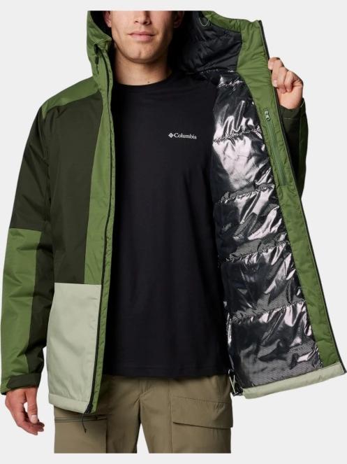 Columbia Point Park II Insulated Jacket férfi átmeneti kabát zöld színben 6