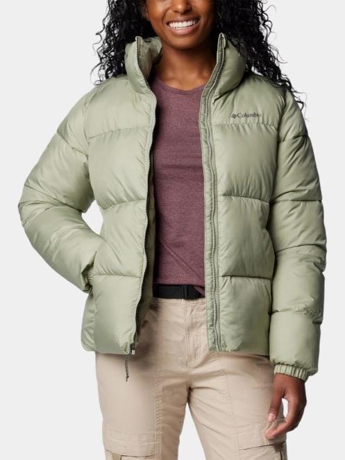 Columbia Puffect II Full Zip Jacket női télikabát zöld színben 5