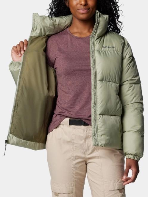 Columbia Puffect II Full Zip Jacket női télikabát zöld színben 6