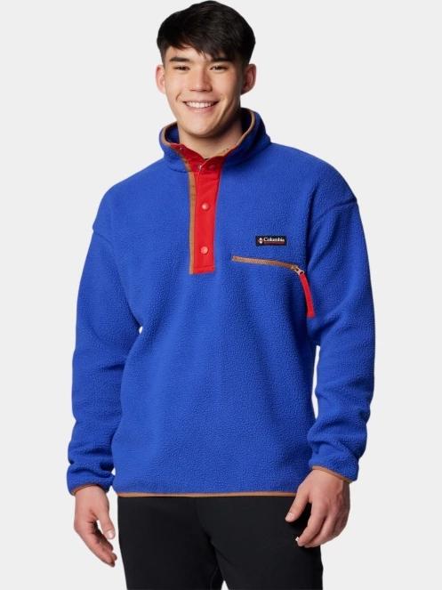 Columbia Helvetia II Half Snap Fleece férfi polár pulóver kék színben 2