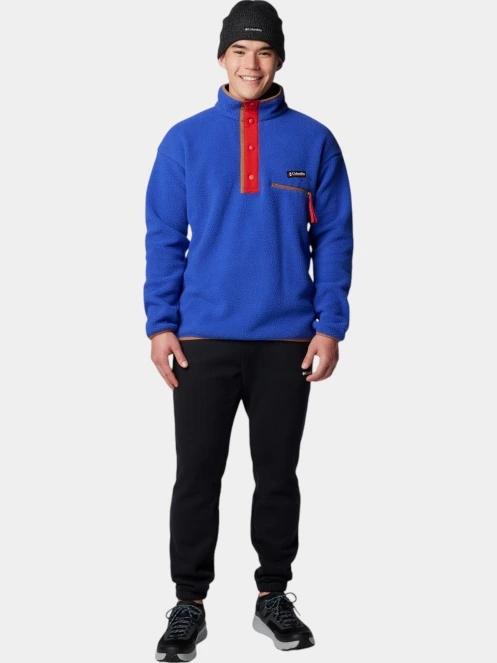 Columbia Helvetia II Half Snap Fleece férfi polár pulóver kék színben 5