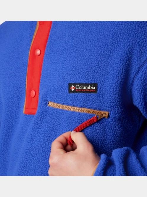 Columbia Helvetia II Half Snap Fleece férfi polár pulóver kék színben 8