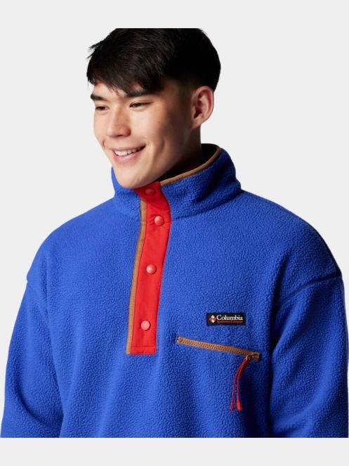 Columbia Helvetia II Half Snap Fleece férfi polár pulóver kék színben 9