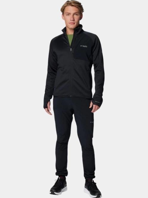 Columbia Triple Canyon Grid Fleece Full Zip II férfi polár pulóver fekete színben 5
