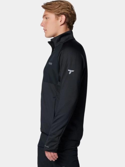Columbia Triple Canyon Grid Fleece FZ II férfi polár pulóver fekete színben 2