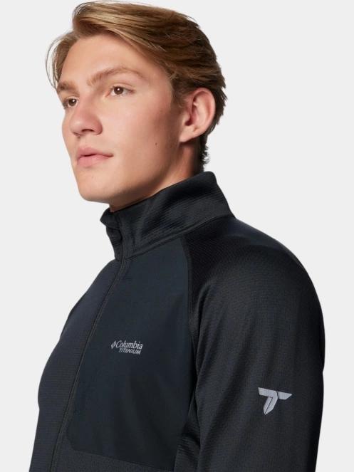 Columbia Triple Canyon Grid Fleece FZ II férfi polár pulóver fekete színben 3