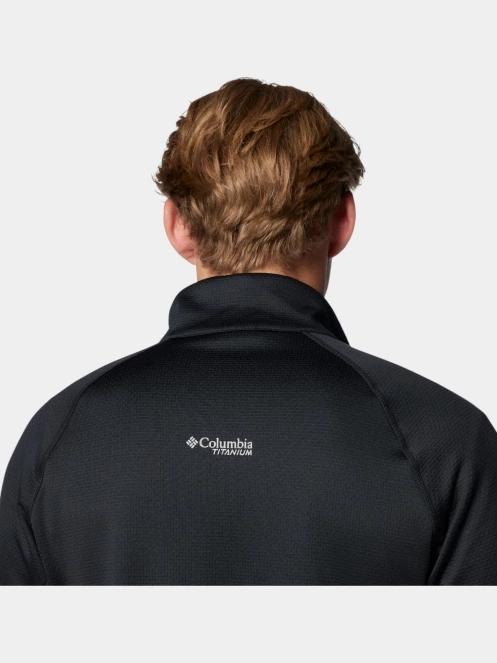 Columbia Triple Canyon Grid Fleece FZ II férfi polár pulóver fekete színben 4